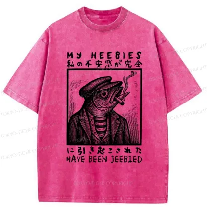 Tokyo-Tiger My Heebies Have Been Jeebied Washed T-Shirt