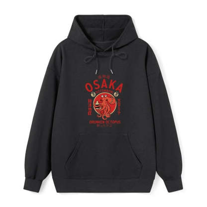 Tokyo-Tiger Drunken Octopus Japan Classic Hoodie
