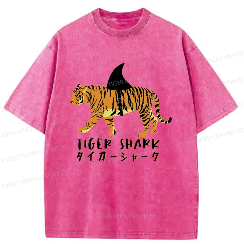 Tokyo-Tiger Funny Tiger Joke Washed T-Shirt