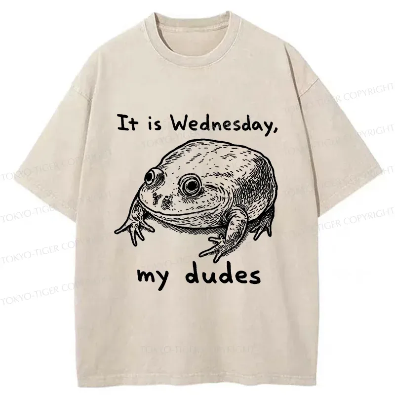 Tokyo-Tiger Wednesday Frog Washed T-Shirt