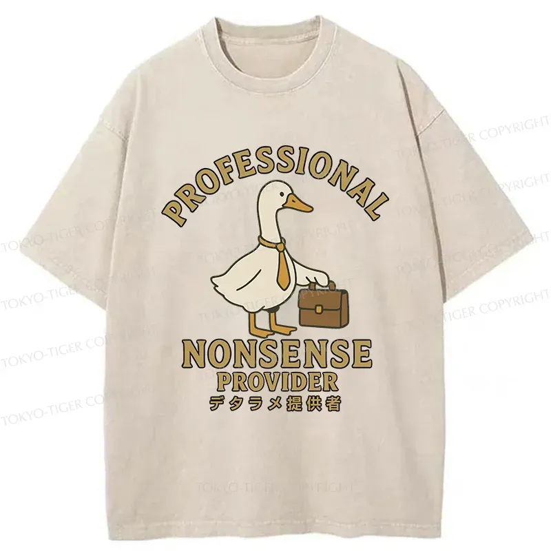 Tokyo-Tiger Professional Goose Washed T-Shirt