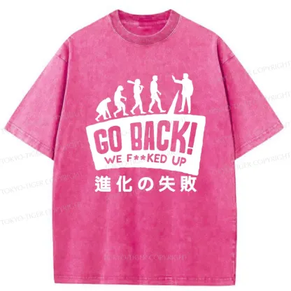 Tokyo-Tiger Evolutionary Failure Washed T-Shirt