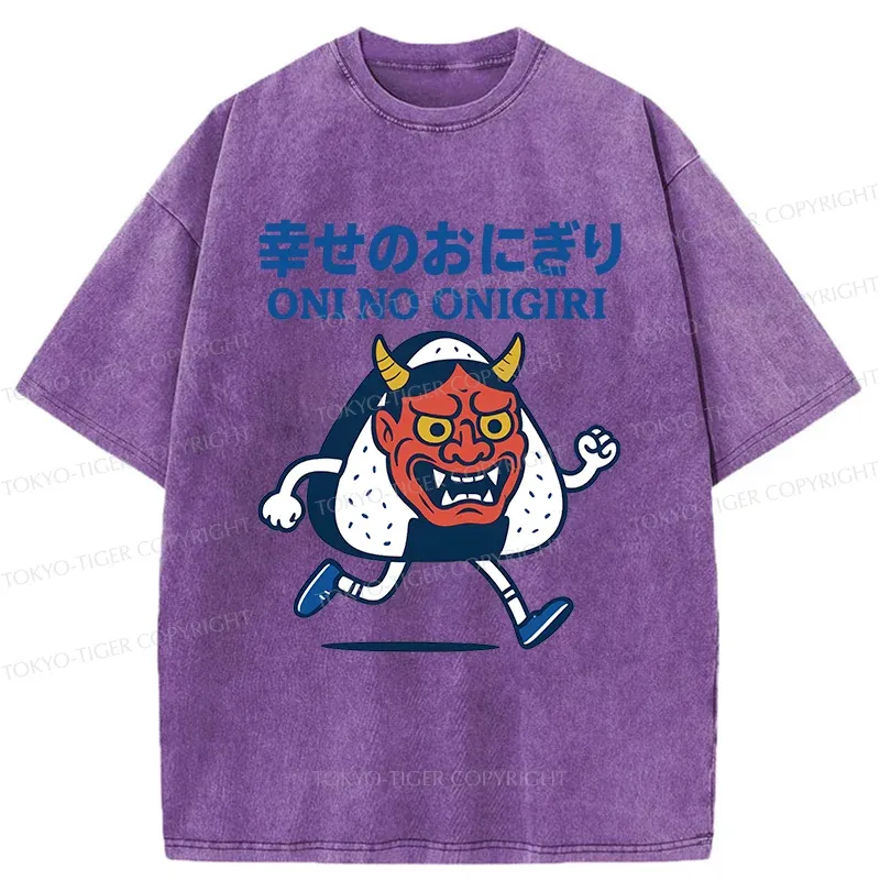 Tokyo-Tiger Sushi Monster Washed T-Shirt