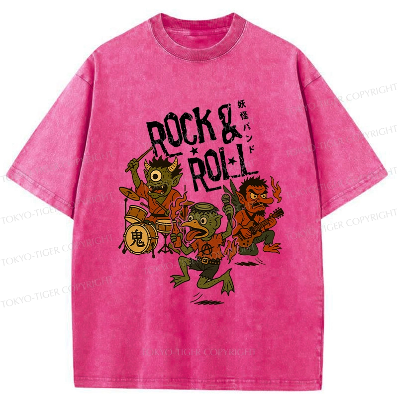 Tokyo-Tiger Yokai Band Washed T-Shirt