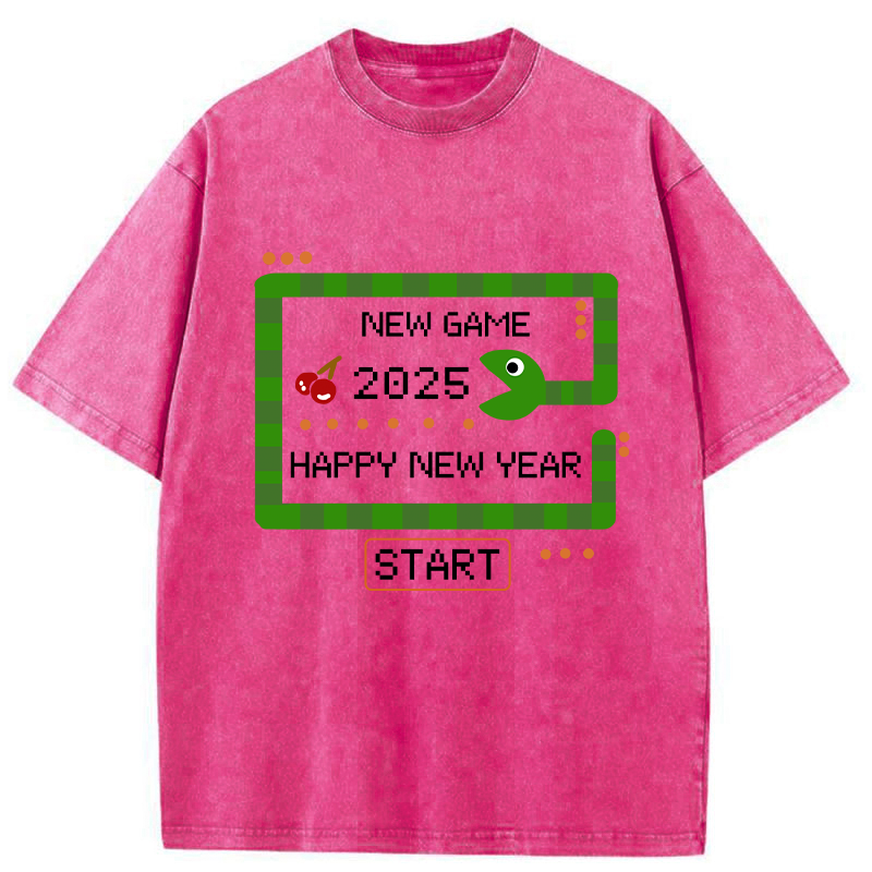 Tokyo-Tiger 2025 Happy New Year Washed T-Shirt