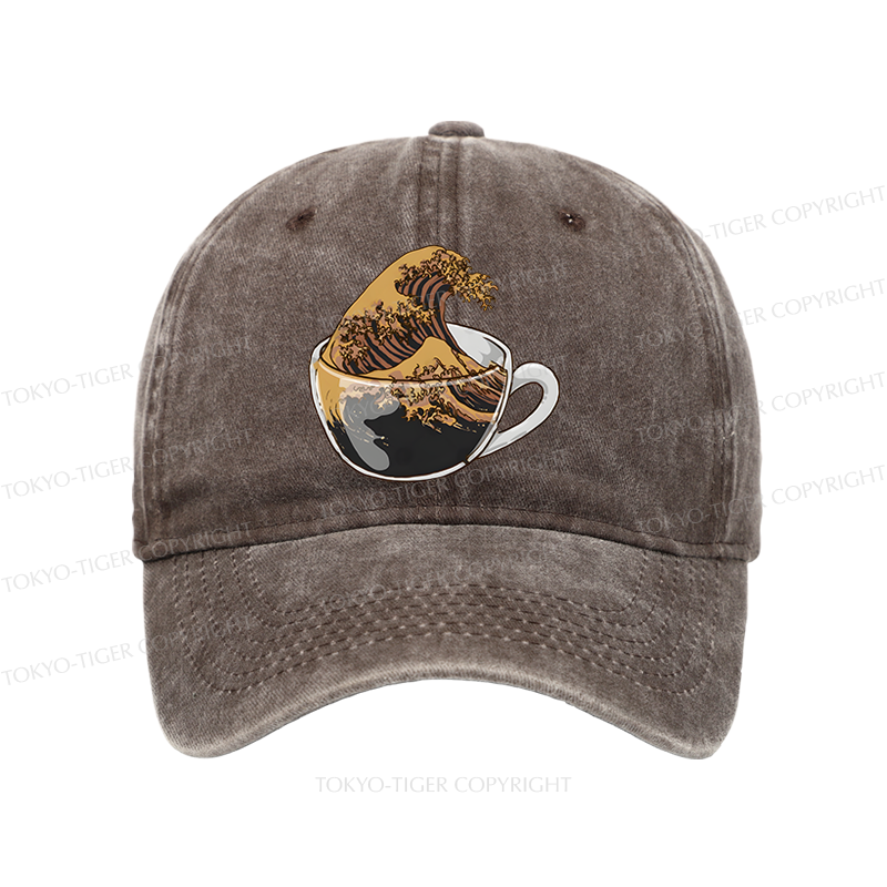 Tokyo-Tiger Coffee Wave Washed Cap
