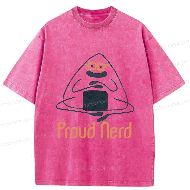 Tokyo-Tiger Onigiri Nerd Washed T-Shirt