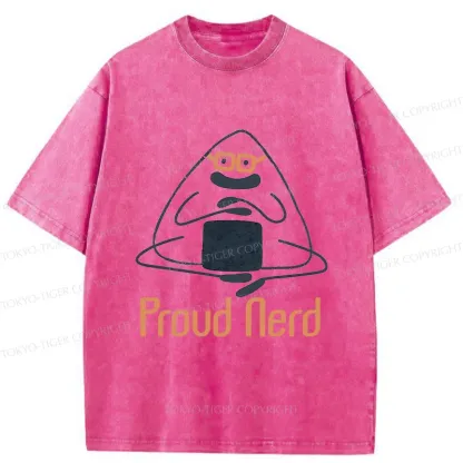 Tokyo-Tiger Onigiri Nerd Washed T-Shirt