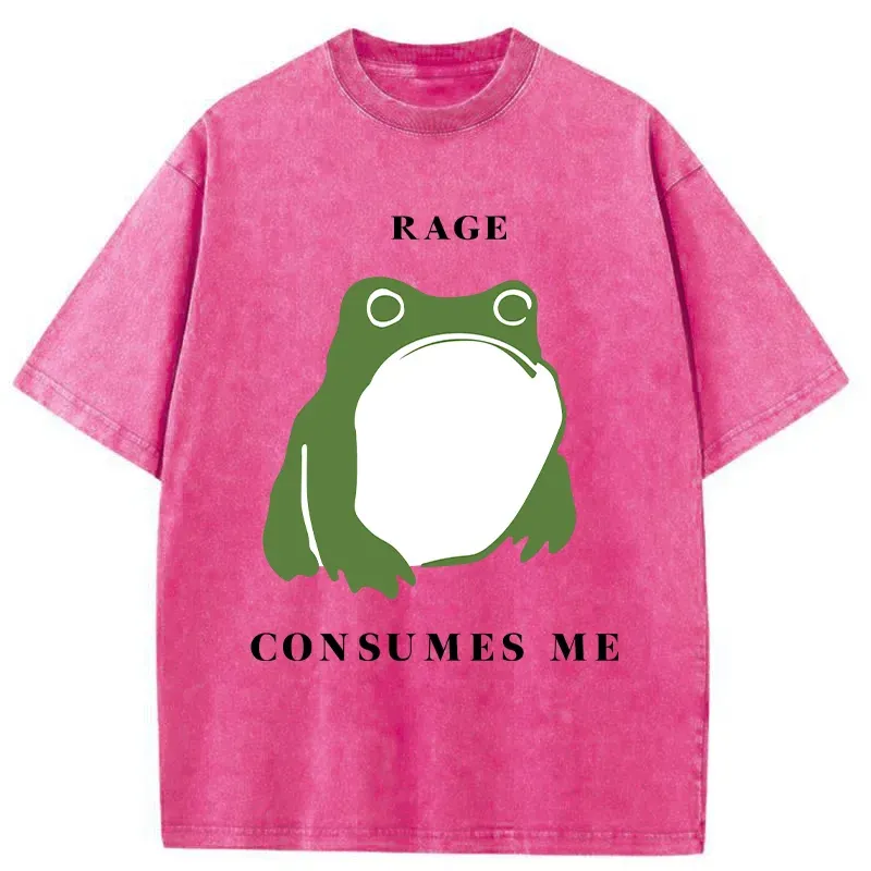 Tokyo-Tiger Rage Consumes Me Washed T-Shirt