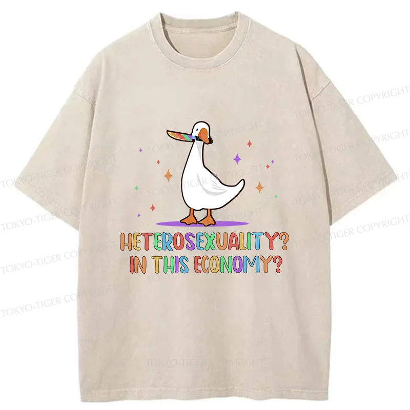 Tokyo-Tiger Interesting Goose Washed T-Shirt