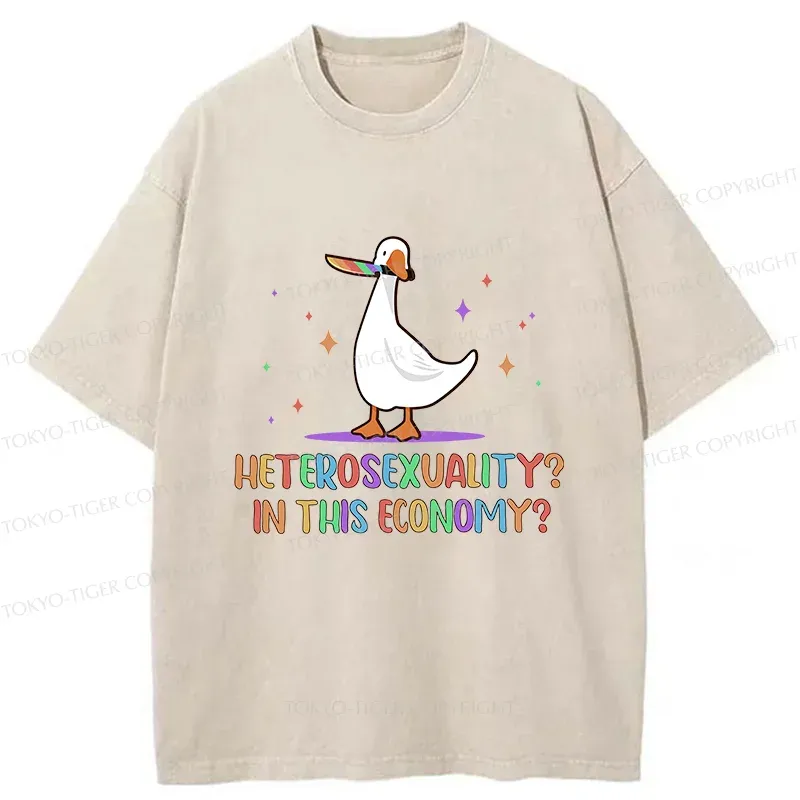 Tokyo-Tiger Interesting Goose Washed T-Shirt