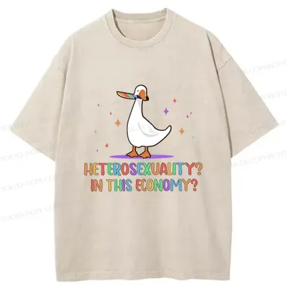 Tokyo-Tiger Interesting Goose Washed T-Shirt