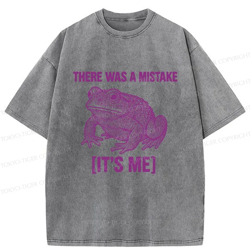 Tokyo-Tiger Mistake Frog Washed T-Shirt