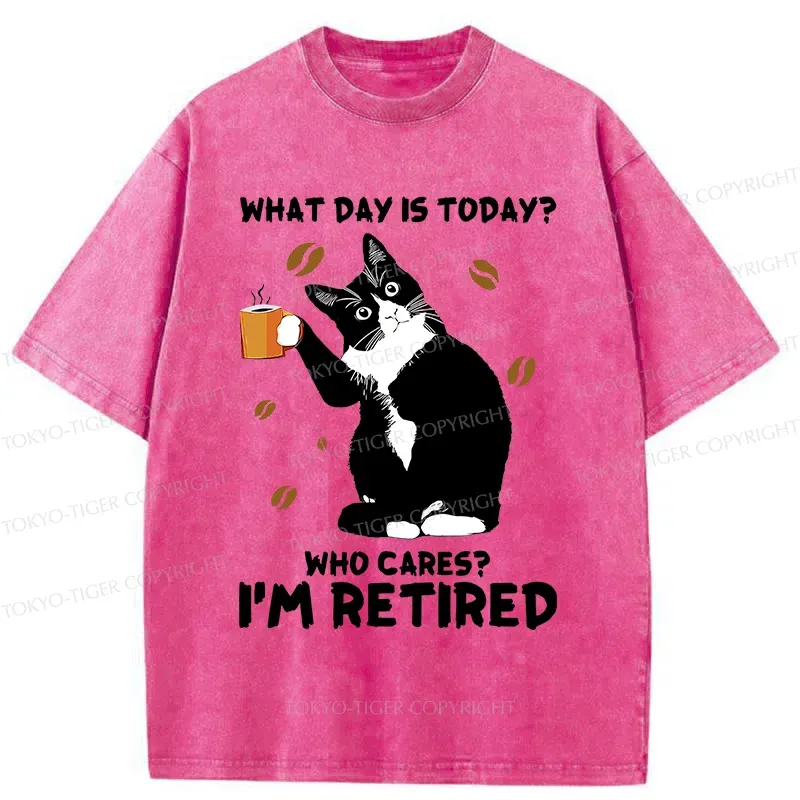 Tokyo-Tiger Retired Cat Washed T-Shirt