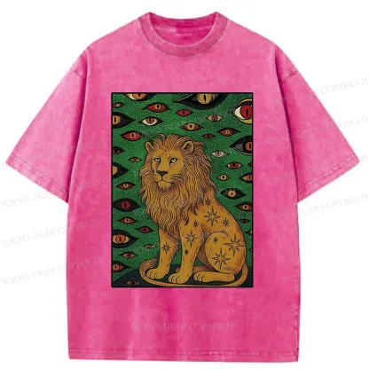 Tokyo-Tiger Mysterious Lion Washed T-Shirt