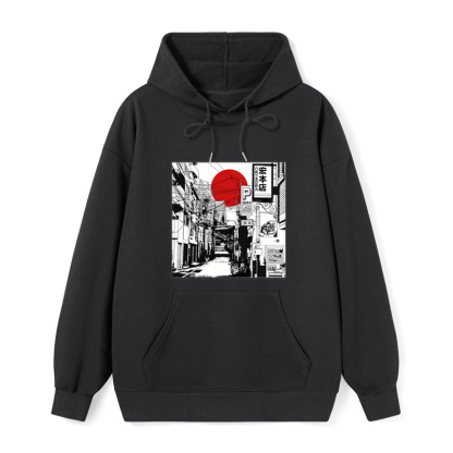 Tokyo-Tiger Sunrise On The Street Classic Hoodie