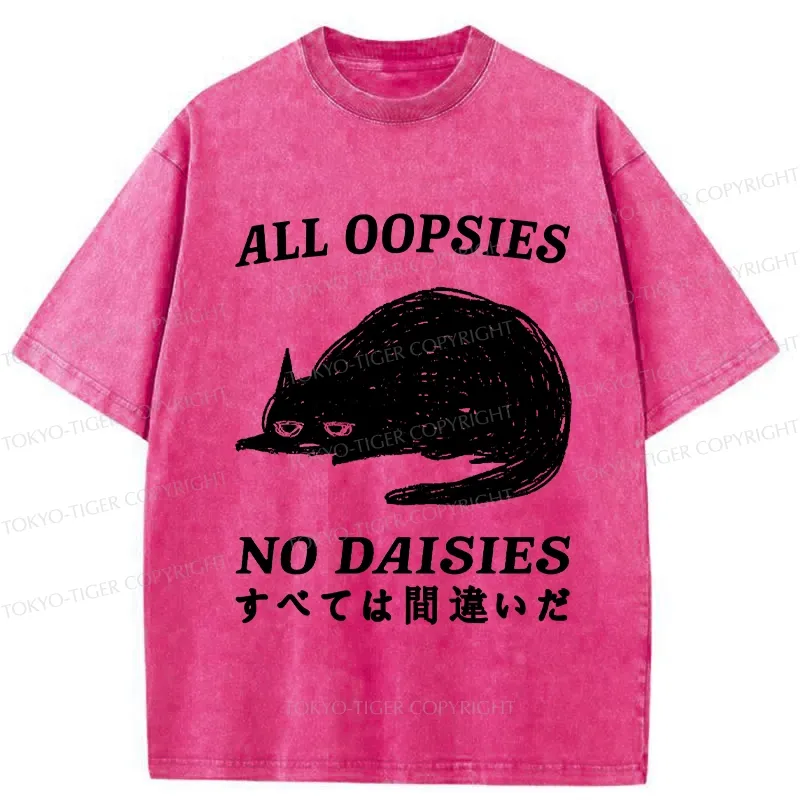Tokyo-Tiger All Oopsies No Daisies Washed T-Shirt