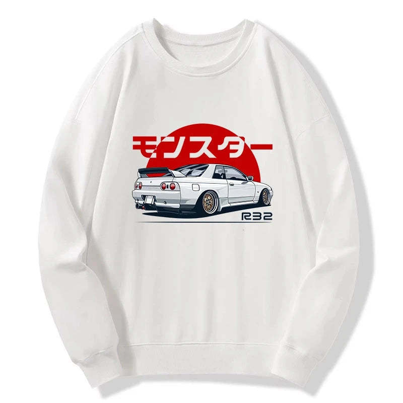 Tokyo-Tiger Monster. Skyline R32 GTR Sweatshirt Sale