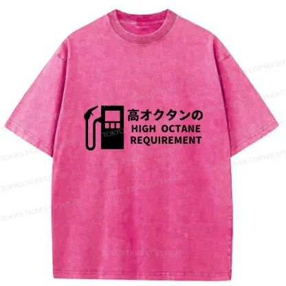 Tokyo-Tiger High Octane Requirement Washed T-Shirt