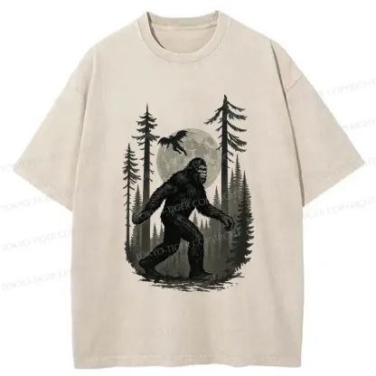 Tokyo-Tiger Adventures Of Bigfoot Washed T-Shirt