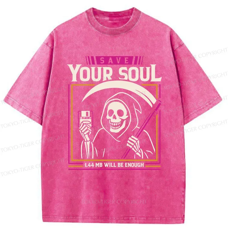 Tokyo-Tiger Store Your Soul Washed T-Shirt