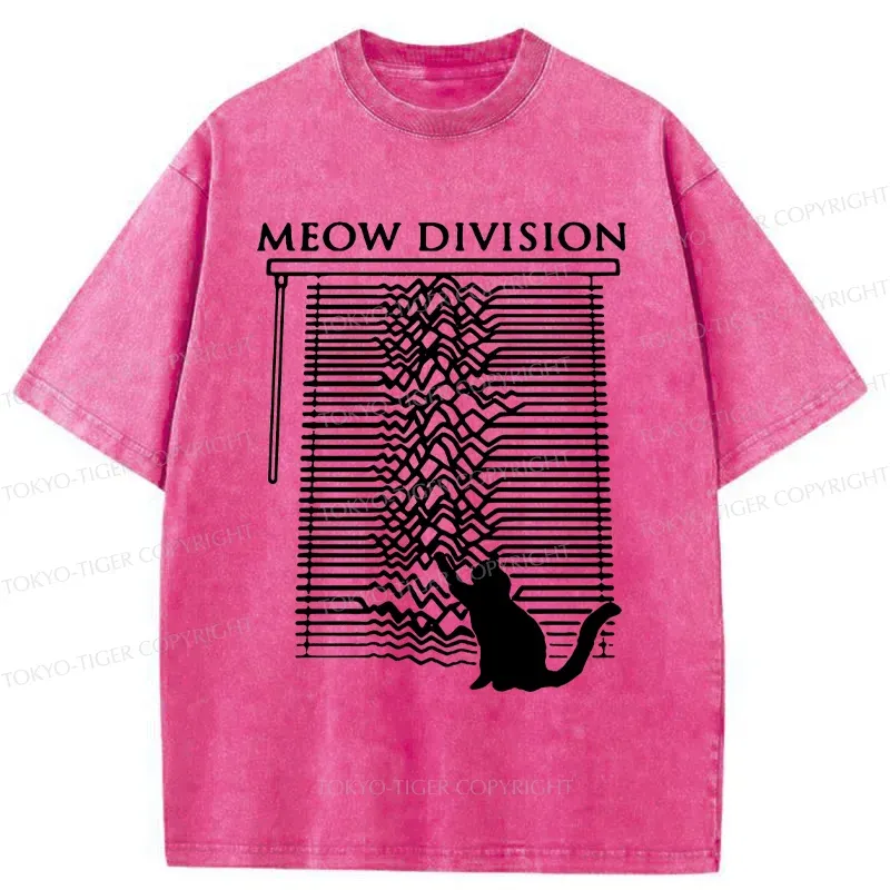 Tokyo-Tiger MEOW Music Washed T-Shirt