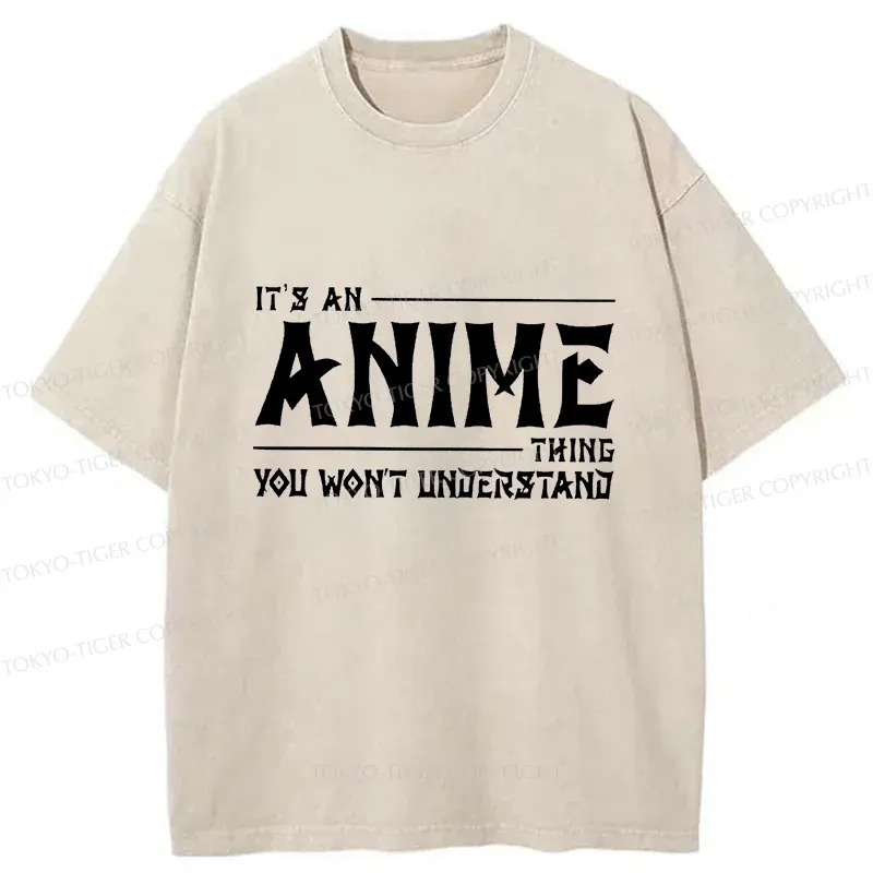 Tokyo-Tiger Interesting Anime Things Washed T-Shirt