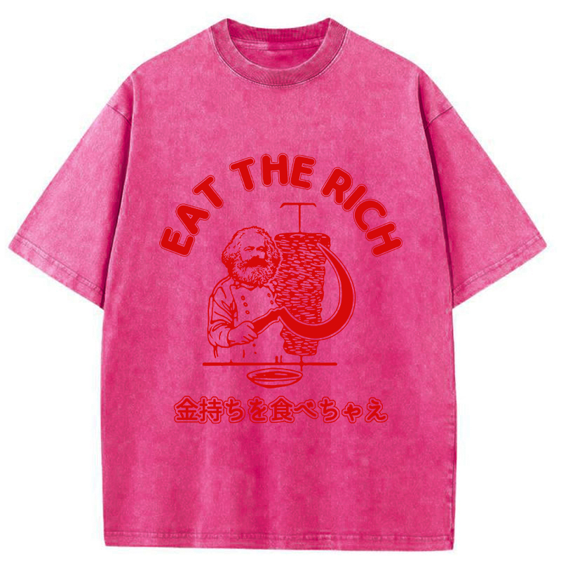 Tokyo-Tiger Eat The Rich Washed T-Shirt
