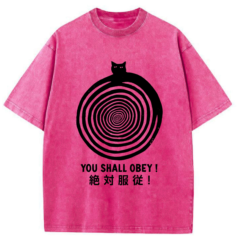 Tokyo-Tiger You Must Absolutely Obey Washed T-Shirt