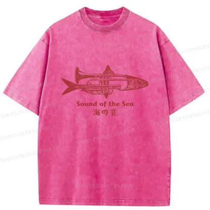 Tokyo-Tiger Sound Of The Sea Washed T-Shirt
