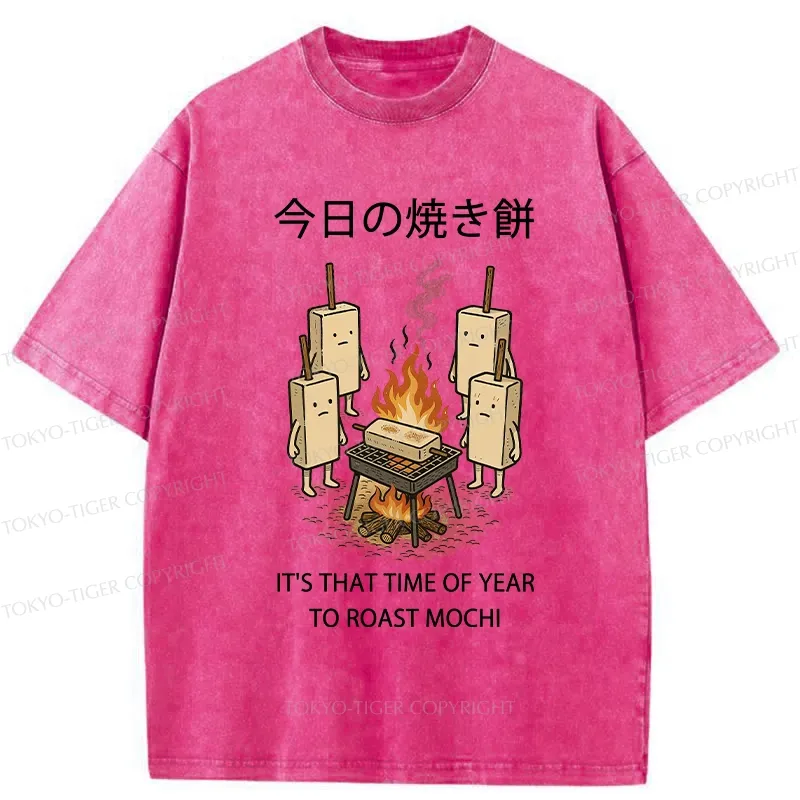 Tokyo-Tiger Today's Roast Mochi Washed T-Shirt