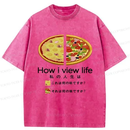 Tokyo-Tiger How I View Life Washed T-Shirt