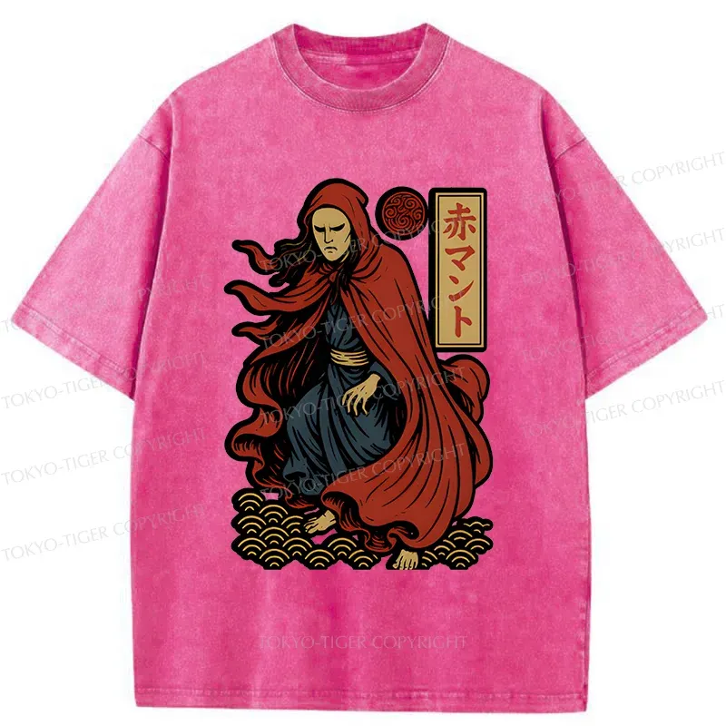 Tokyo-Tiger What Color Toilet Paper Do You Want? Washed T-Shirt