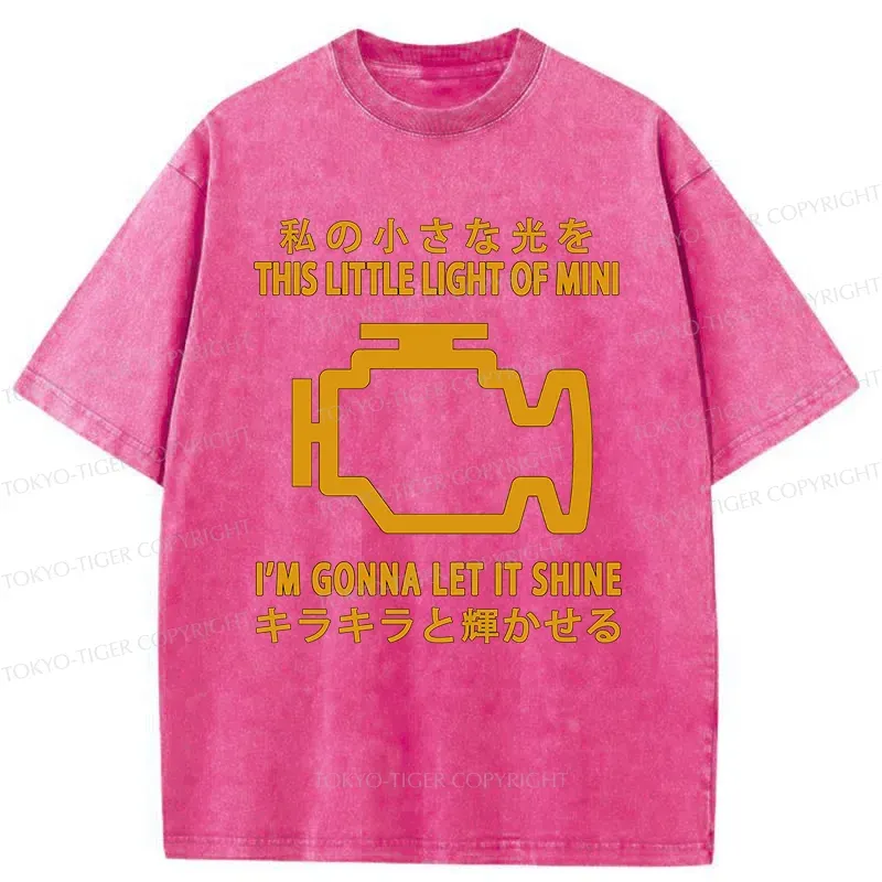 Tokyo-Tiger Glowing Fault Light Washed T-Shirt