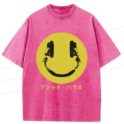Tokyo-Tiger House Music Washed T-Shirt