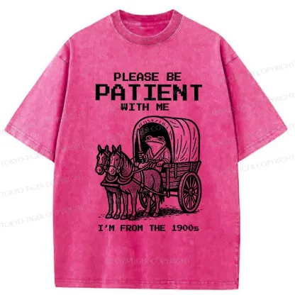 Tokyo-Tiger Please Be Patient With Me Washed T-Shirt