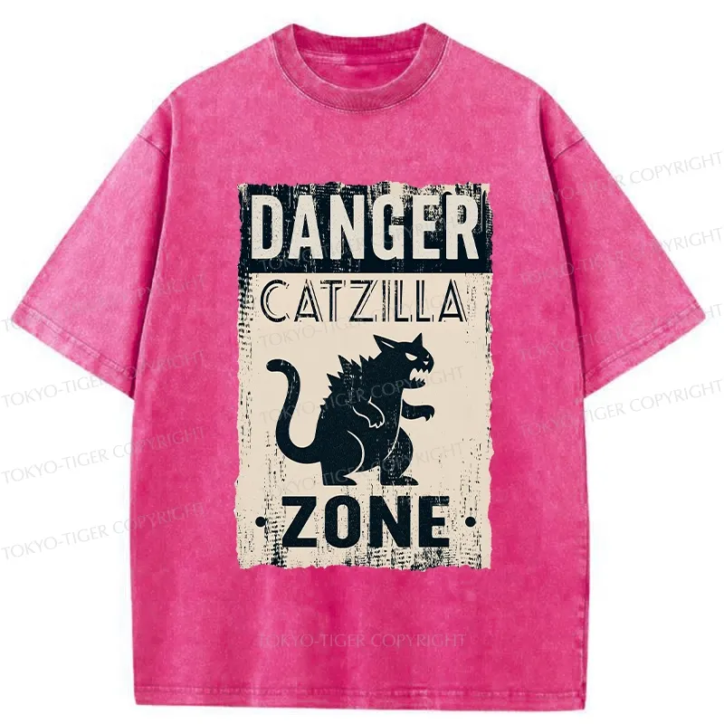 Tokyo-Tiger Danger Zone Washed T-Shirt