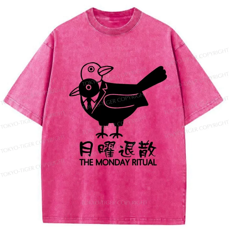 Tokyo-Tiger The Monday Ritual Washed T-Shirt