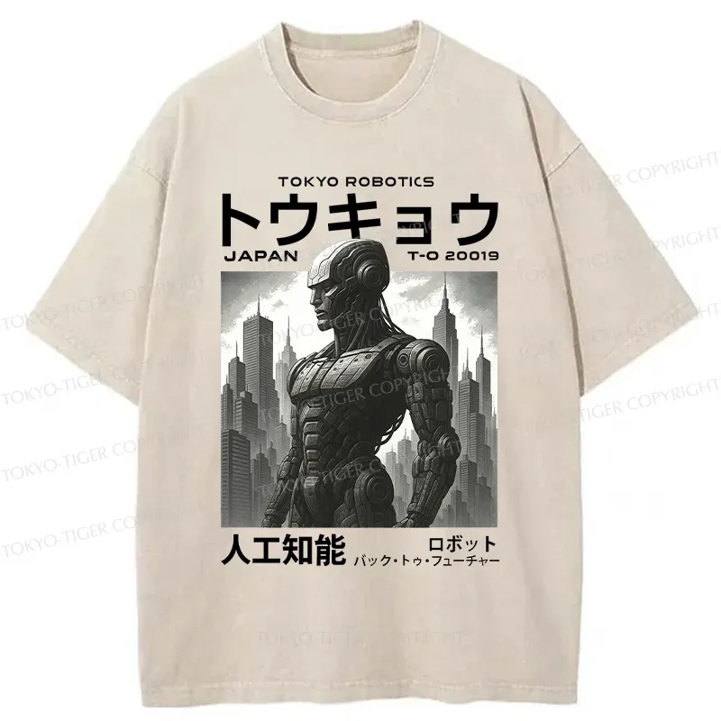 Tokyo-Tiger Humanoid Machine Washed T-Shirt