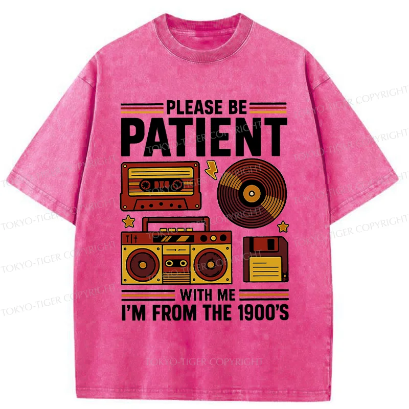 Tokyo-Tiger 90s Retro Stuff Washed T-Shirt