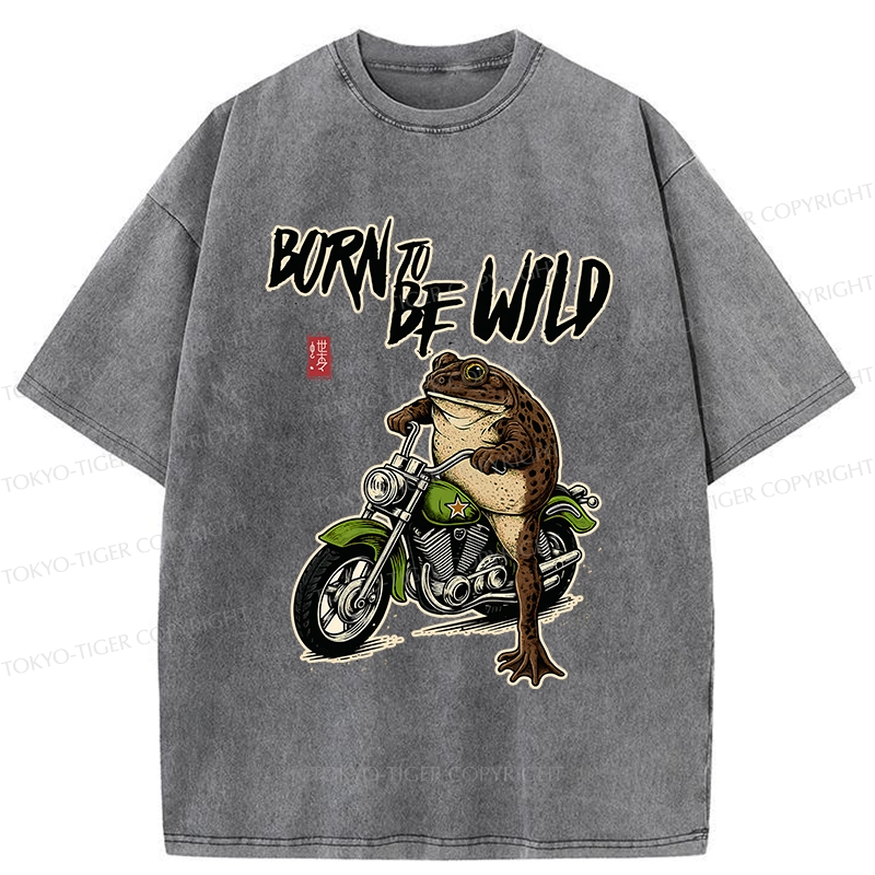 Tokyo-Tiger Born To Be Wild Washed T-Shirt
