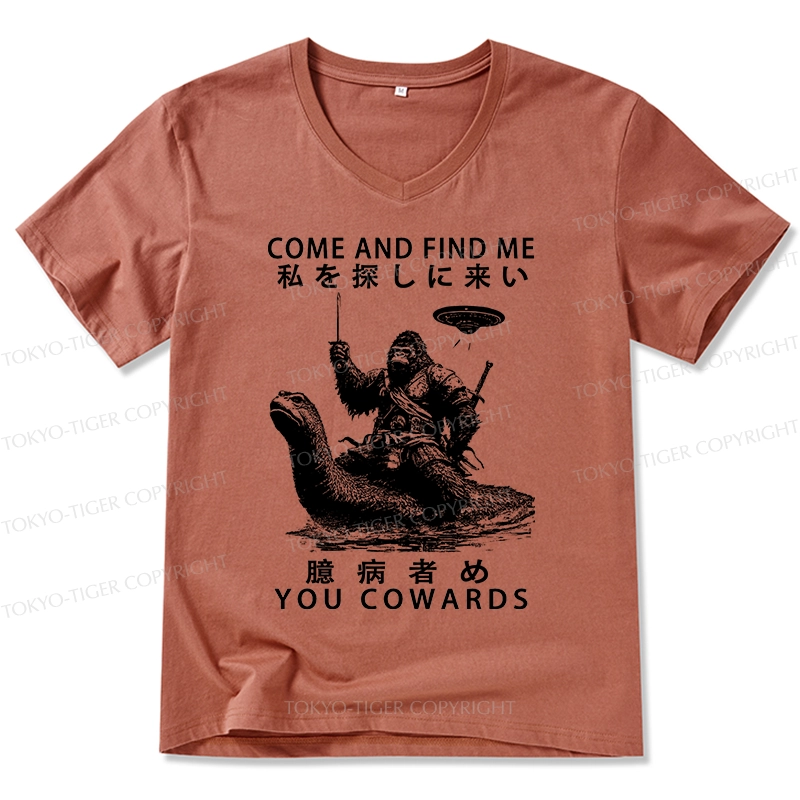 Tokyo-Tiger Can You Find Us V-Neck Classic T-Shirt