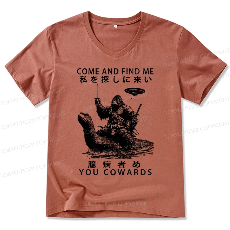 Tokyo-Tiger Can You Find Us V-Neck Classic T-Shirt