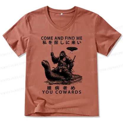 Tokyo-Tiger Can You Find Us V-Neck Classic T-Shirt