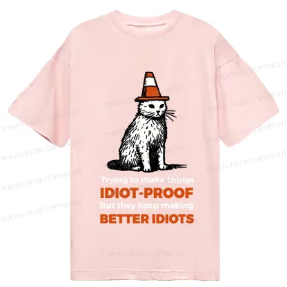 Tokyo-Tiger Stupid Cat Classic T-Shirt