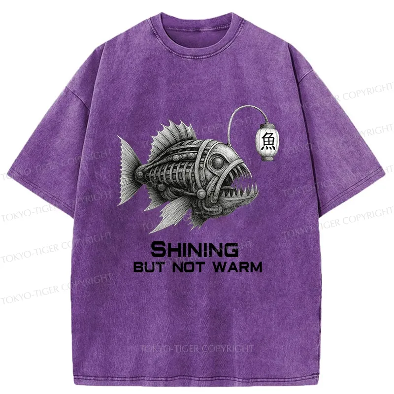 Tokyo-Tiger Shining But Not Warm Washed T-Shirt