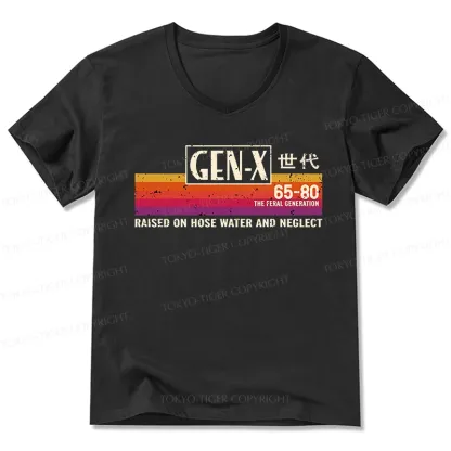 Tokyo-Tiger X Era Retro V-Neck Classic T-Shirt