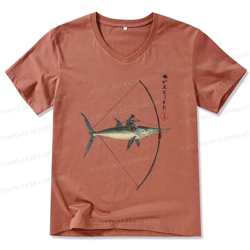 Tokyo-Tiger I Am Speed V-Neck Classic T-Shirt