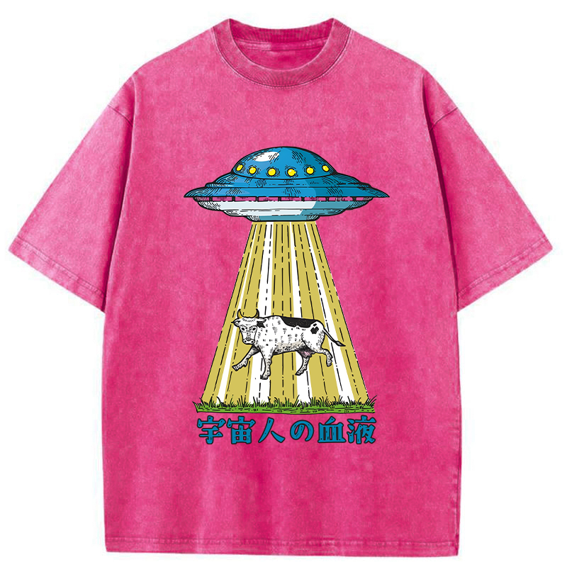 Tokyo-Tiger Alien Blood Washed T-Shirt