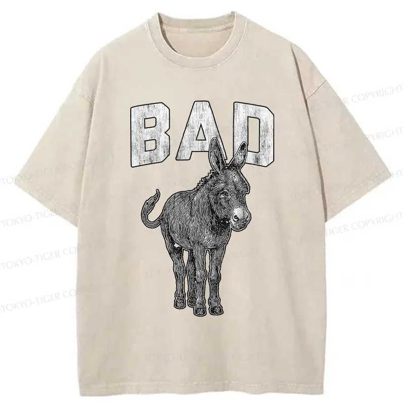 Tokyo-Tiger Bad Ass Washed T-Shirt